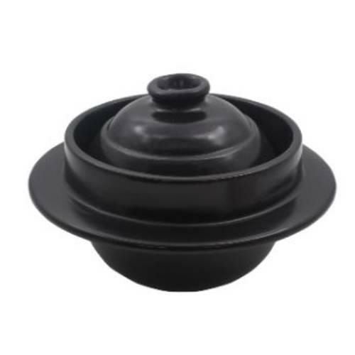 羽釜炊飯鍋黒釉 1合炊/M0093