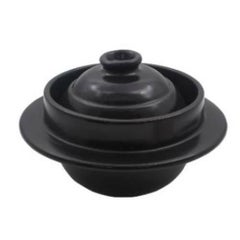 羽釜炊飯鍋黒釉 1合炊/M0093