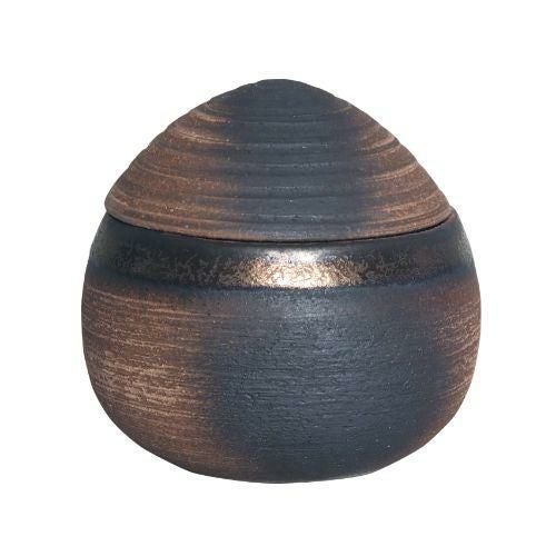 備前金彩 くりむし碗(大)/M0757