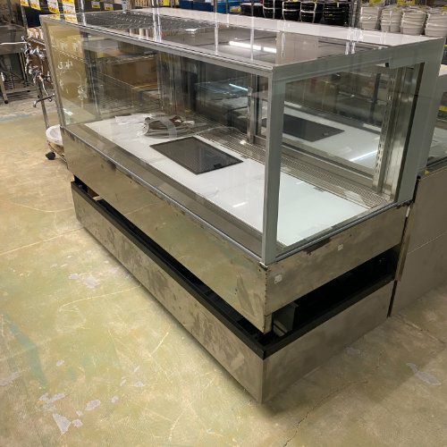 【業界最長1年保証】【中古】冷蔵ショーケース アリガ ZPC-0602RZ 幅1750×奥行750×高さ1200 単相100V/三相200V 【送料別途見積】【長野下諏訪店在庫】