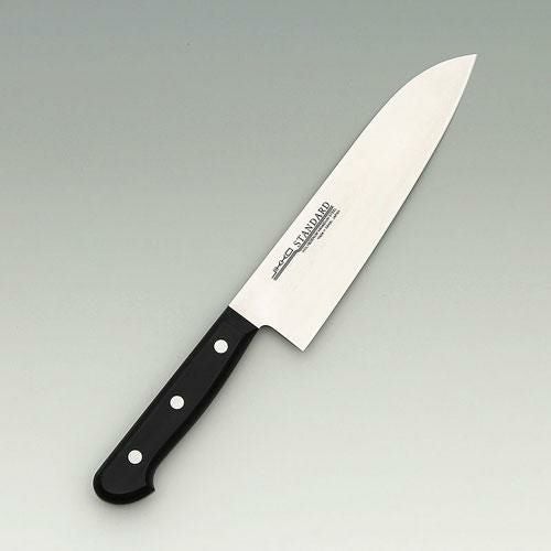 【ネット限定】三徳包丁 ツバ無 刃渡り：180mm スタンダード 抗菌PC 堺實光 【送料別】