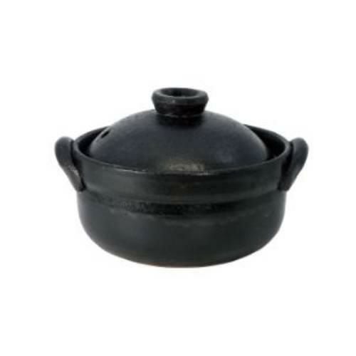 黒釉 4.5号深鍋/M7607