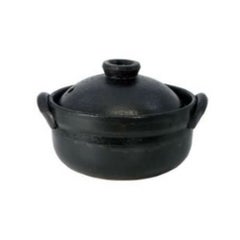 黒釉 4.5号深鍋/M7607