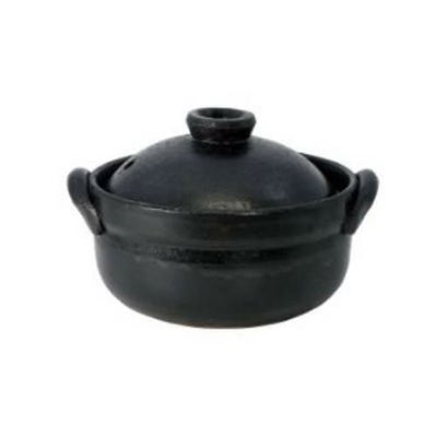 黒釉 4.5号深鍋/M7607