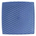 青海波 15.5cmスクエアープレート 青【まとめ買い商品】