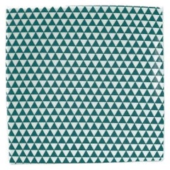 山格子 19.5cmスクエアープレート 緑【まとめ買い商品】