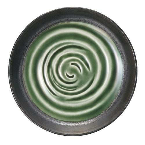 水鏡 緑 5.0丸皿 緑【まとめ買い商品】