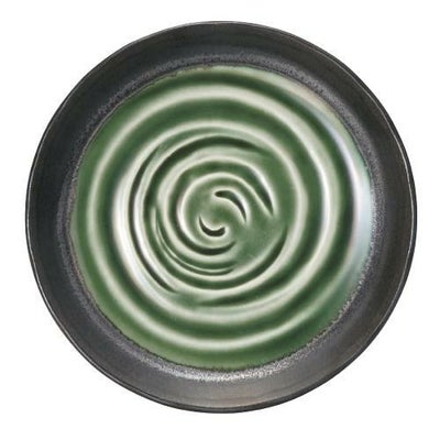 水鏡 緑 5.0丸皿 緑【まとめ買い商品】