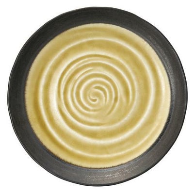 水鏡 黄 7.5丸皿 黄【まとめ買い商品】