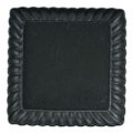 かすみ 黒 17cm正角皿【まとめ買い商品】