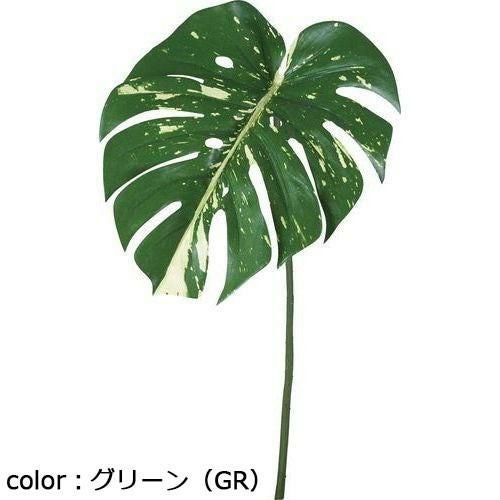ポピー モンステラバリエガータリーフM FG-5132 全長66cm・葉長32cm・葉径27cm/送料別