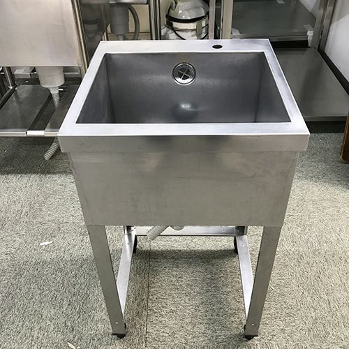 中古】一槽シンク BGあり タニコー 幅600×奥行750×高さ800 【送料無料