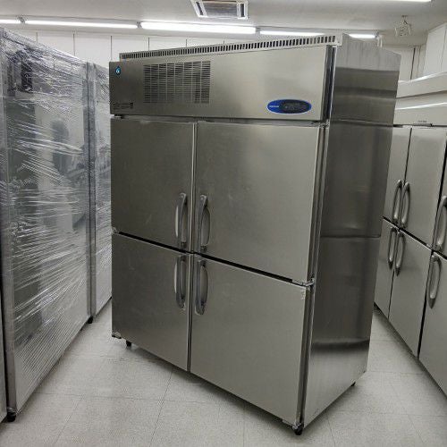 業界最長1年保証】【中古】6ドア縦型冷蔵庫 ホシザキ HR-150A3-6D 幅