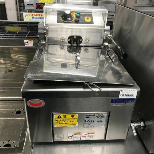 中古】卓上電気フライヤー タニコー TCFL-3345EP 幅330×奥行450×高さ