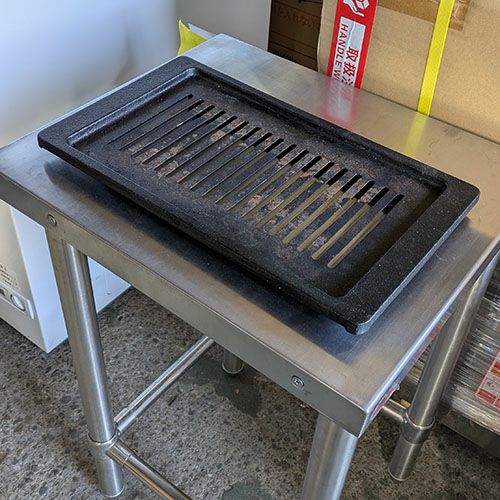 中古】S-10用 平ロストル タチバナ製作所 S-10用平ロストル 幅380×奥行