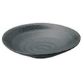 【黒洋 リップル4.8皿】丸皿 高さ29mm×直径:145mm【業務用】【グループB】【プロ用】【まとめ買い商品】
