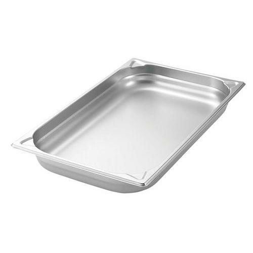 ホテルパン ガストロノームパン【プロシェフ 18-8 パン 補強重なり防止付 1/2 150mm】 幅325×奥行265×高さ150mm