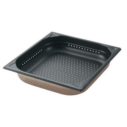 【GNホテルパン】【ガストロノームパン】プロシェフ 18-8 ノンスティック穴明 2/3 40mm