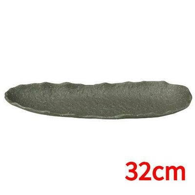 【星空 さざ波32cm細皿】皿 高さ28mm×長径:320・短径:120【業務用】【グループB】【プロ用】【まとめ買い商品】