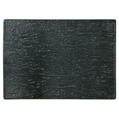 【漆黒 28cmプレート】角皿 幅288mm×奥行206mm×高さ9mm【業務用】【グループB】【プロ用】【まとめ買い商品】