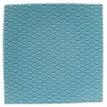 青海波 19.5cmスクエアープレート 緑【まとめ買い商品】
