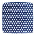 山格子 13.5cmスクエアープレート 青【まとめ買い商品】