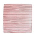 細縞 15.5cmスクエアープレート 赤【まとめ買い商品】