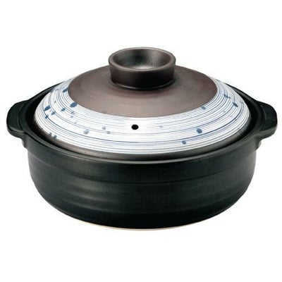 漆染 団らん8号鍋 IH対応 美濃焼【まとめ買い商品】