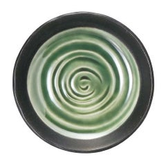 水鏡 緑 3.5丸皿 丸皿【まとめ買い商品】
