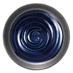 水鏡 青 5.0丸皿 青【まとめ買い商品】