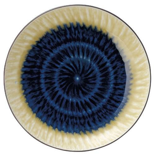 水明かり瑠璃 4.5丸皿【まとめ買い商品】