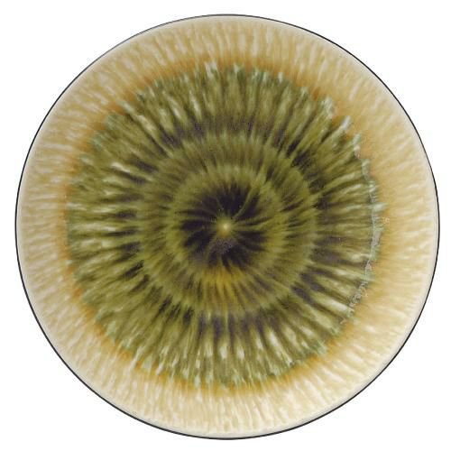 水明かり織部 5.0丸皿【まとめ買い商品】