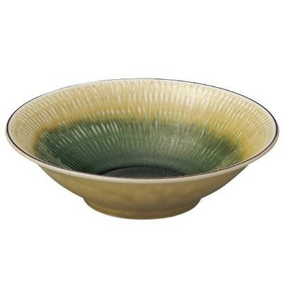 水明かり織部 8.5平鉢【まとめ買い商品】