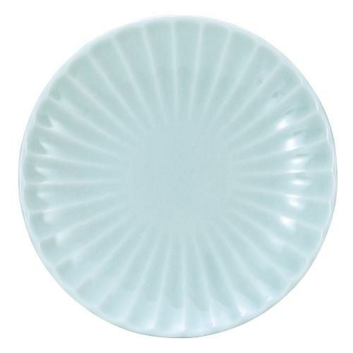 かすみ 青白 12.5cm丸皿【まとめ買い商品】