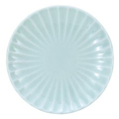 かすみ 青白 12.5cm丸皿【まとめ買い商品】