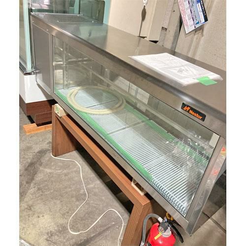 【中古】冷蔵ディスプレイケース ネスター RDC-152L405-1 幅1500×奥行400×高さ525 【送料別途見積】【小倉店在庫】