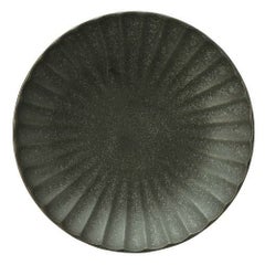 かすみ 黒 12.5cm丸皿【まとめ買い商品】