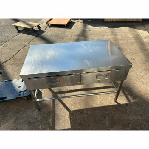 TBWG-126【テンポスオリジナル】【組立式】コンロ台/ステンレス作業台