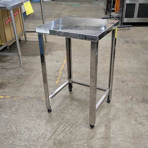 中古】作業台 三方枠 BGなし 幅500×奥行450×高さ800 【送料別途見積