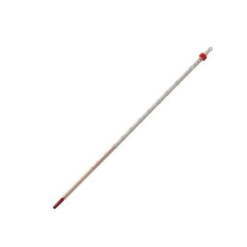 アルコール棒状温度計 0～50℃(30cm) 0220-00 佐藤計量器