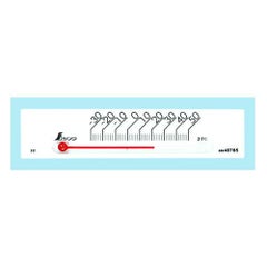 温度計 温度計 プチサーモ スクエア よこ13.5cm マグネット付 ホワイト 48785 シンワ測定【業務用/新品】【グループW】【プロ用】