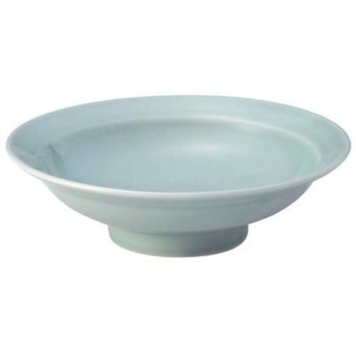 青彩 8.0丸高台皿【まとめ買い商品】