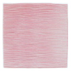 細縞 19.5cmスクエアープレート 赤【まとめ買い商品】