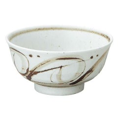 茶色唐草 深口5.5丼【まとめ買い商品】