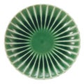 かすみ 緑 14.5cm丸皿【まとめ買い商品】
