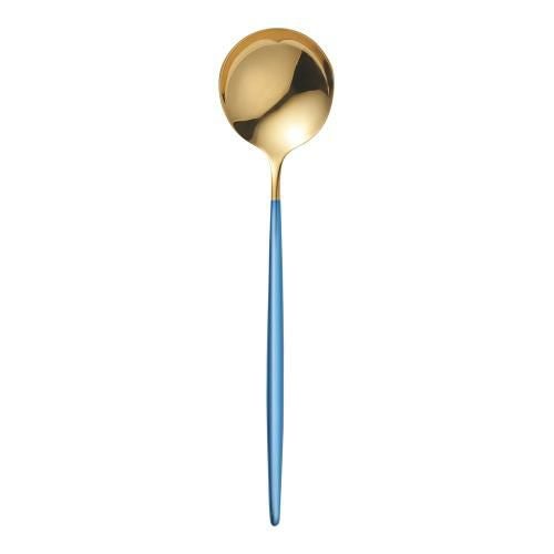 18-8リンクス ブルーゴールド テーブルスプーン