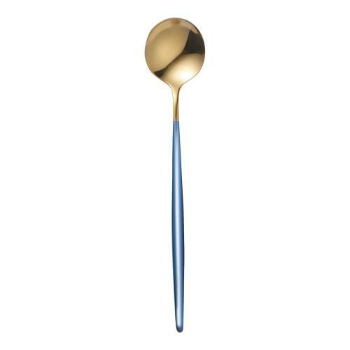 18-8リンクス ブルーゴールド ティースプーン