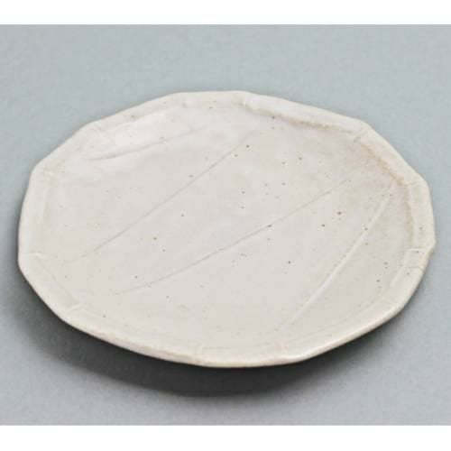 【飲食店定番】TB 12角銘々皿 粉引/20入