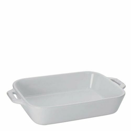 ストウブ セラミック レクタンギュラーディッシュ 14cm×11cm ホワイト 40508－584