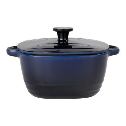 メラミン パールリバーポット 10cm ダークブルー